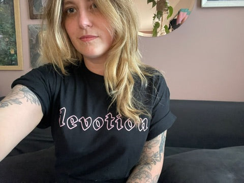 Devotion Black Logo Tee